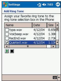 AUDIOVOX PPC-6600 - Keypad Tone - 3
