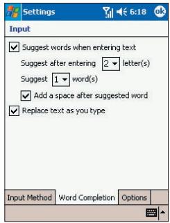 AUDIOVOX PPC-6600 - To type with the soft keyboard - 4
