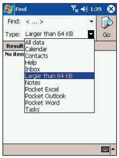 AUDIOVOX PPC-6600 - Finding Information - 2