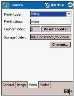AUDIOVOX PPC-6600 - - Video tab - 1