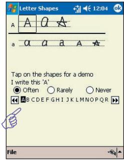 AUDIOVOX PPC-6600 - Editing/Selecting Text - 1