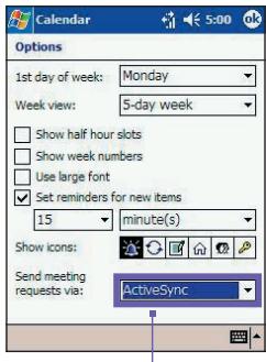 AUDIOVOX PPC-6600 - Send a Meeting Request - 3