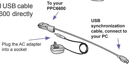 AUDIOVOX PPC-6600 - Recharging your device - 3