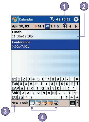 AUDIOVOX PPC-6600 - Calendar: Scheduling Appointments and Meetings - 3