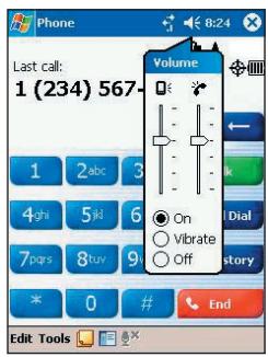 AUDIOVOX PPC-6600 - Adjusting The Phone Volume - 2