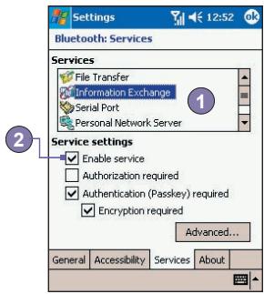 AUDIOVOX PPC-6600 - Enabling Bluetooth Services - 3