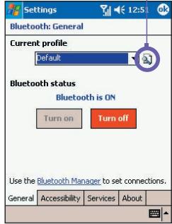 AUDIOVOX PPC-6600 - Turning On Bluetooth - 2