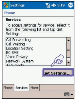 AUDIOVOX PPC-6600 - Services - 2