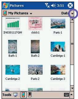 AUDIOVOX PPC-6600 - Deleting an Image - 2