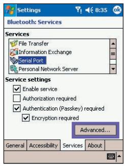 AUDIOVOX PPC-6600 - b. Setting up a Bluetooth Hands-free/Headset Connection - 2