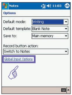 AUDIOVOX PPC-6600 - Change recording formats - 2