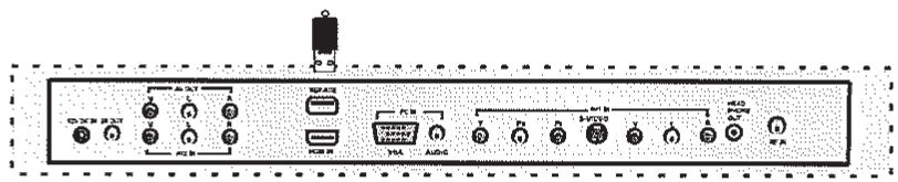 AUDIOVOX JE1909 - Connecteurs service USB - 1