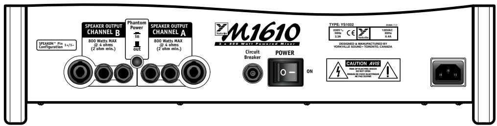 YORKVILLE M810 - Power Switch and Breaker - 1