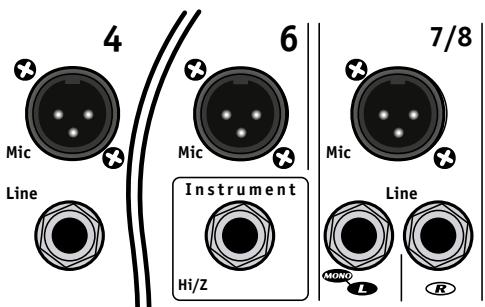 YORKVILLE M810 - Entres MIC &amp; ligne - 1
