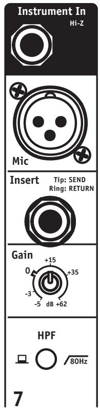 YORKVILLE MC12D - La prise insert - 2