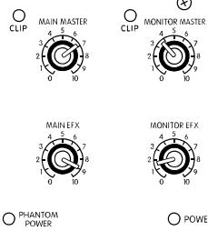 YORKVILLE MP10DS - PRISES SORTIE Principale (MAIN OUT) et ENTREE d'amplificateur (AMP IN) - 2