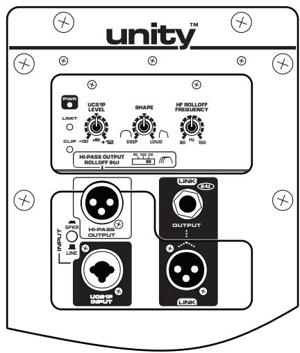YORKVILLE UNITY UCS1P - Hi-Pass Output Jack - 1