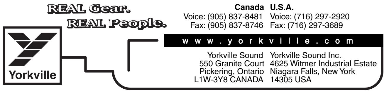 YORKVILLE YSM2P - YSM2P - 1