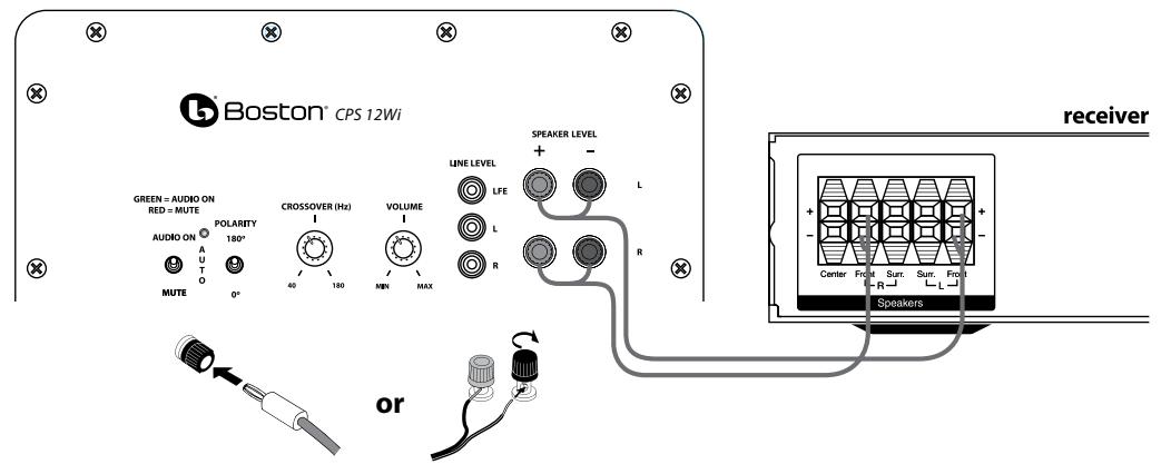 BOSTON ACOUSTICS CPS 10WI - Speaker level - 1