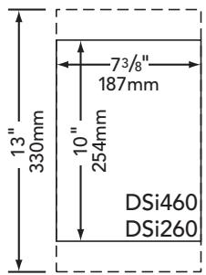 BOSTON ACOUSTICS DSI250 - Dégagements nécessaires - 1
