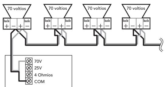 BOSTON ACOUSTICS PRI85SUBCV - Conexiones de multibles parlantes - 1