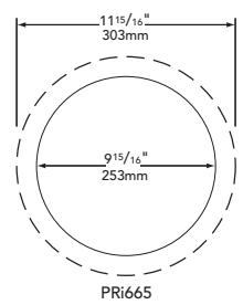 BOSTON ACOUSTICS PRI85SUBCV - Ubicaciones para la instalación de los parlantes - 3