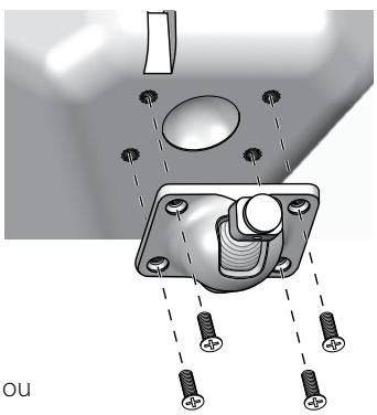 BOSTON ACOUSTICS SOUNDWARE XS 5.1 - Fixation du support à rotule pivotante - 1
