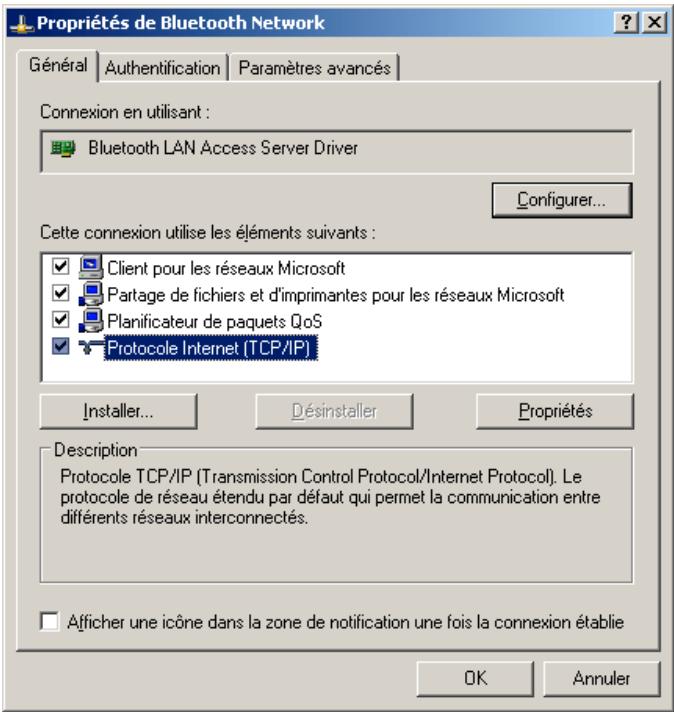 OVISLINK EVO-USB-BTH - Partage de connexion réseau sous windows (2000 ou XP) - 6