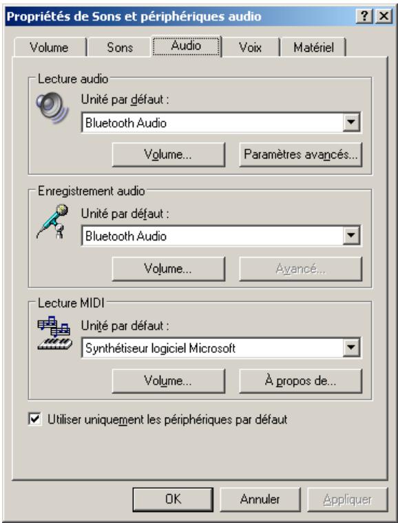 OVISLINK EVO-USB-BTH - Configuration de la passerelle audio - 2