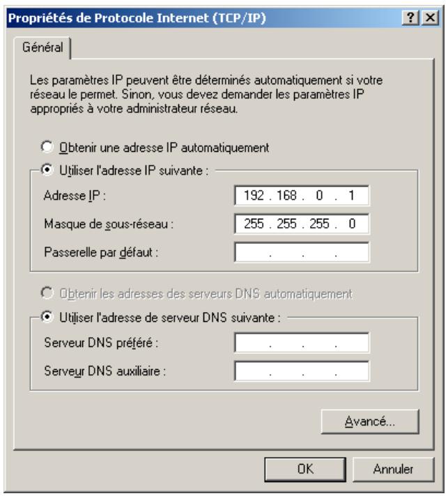 OVISLINK EVO-USB-BTH - Partage de connexion réseau sous windows (2000 ou XP) - 7