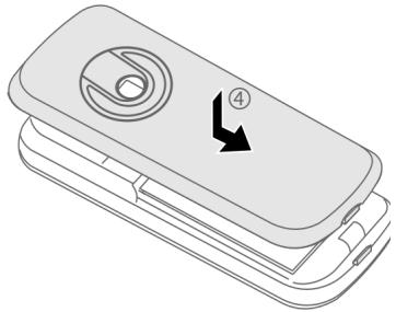 BENQ-SIEMENS C81 - Insérer la carte sim/batterie - 3