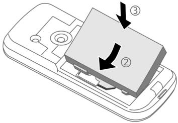 BENQ-SIEMENS C81 - Insérer la carte sim/batterie - 2