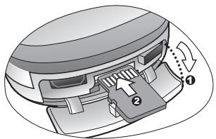 BENQ-SIEMENS CF61 - Installer la carte microsd - 1