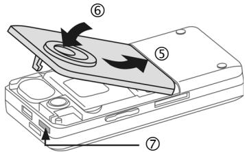 BENQ-SIEMENS EL71 - Close battery cover - 1