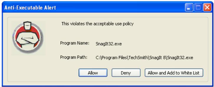 FARONICS ANTI-EXECUTABLE STANDARD - Adding Executables to the Active White List - 1