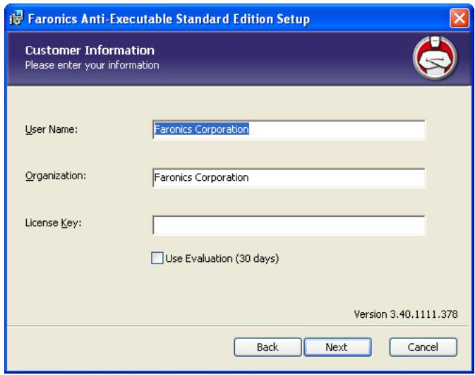 FARONICS ANTI-EXECUTABLE STANDARD - Installation Overview - 3