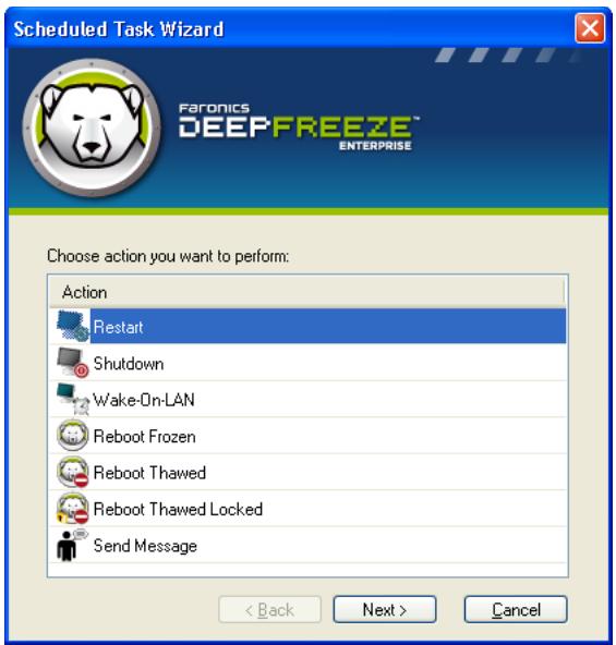 FARONICS DEEP FREEZE SERVER ENTERPRISE - Scheduling Deep Freeze Tasks - 1