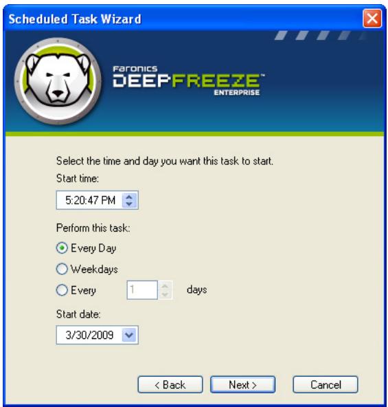 FARONICS DEEP FREEZE SERVER ENTERPRISE - Scheduling Deep Freeze Tasks - 3