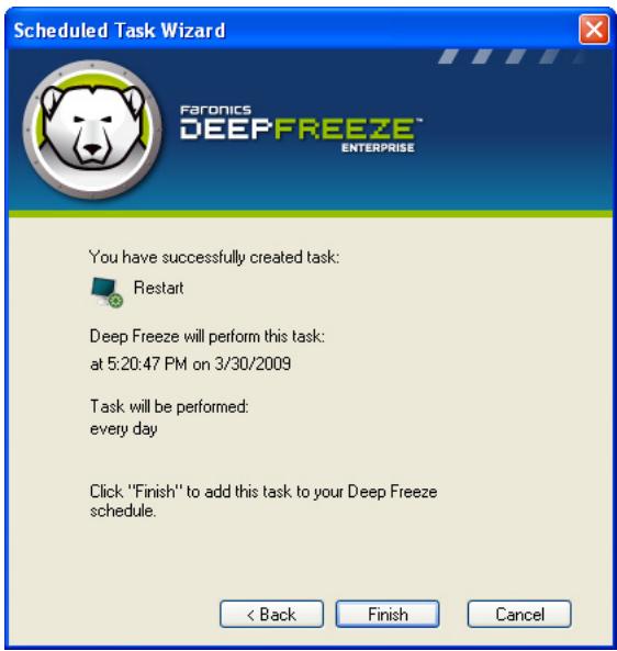 FARONICS DEEP FREEZE SERVER ENTERPRISE - Scheduling Deep Freeze Tasks - 4