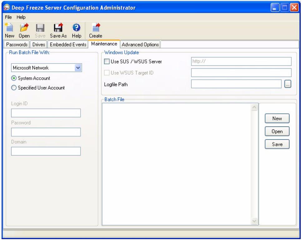 FARONICS DEEP FREEZE SERVER ENTERPRISE - Example - 1