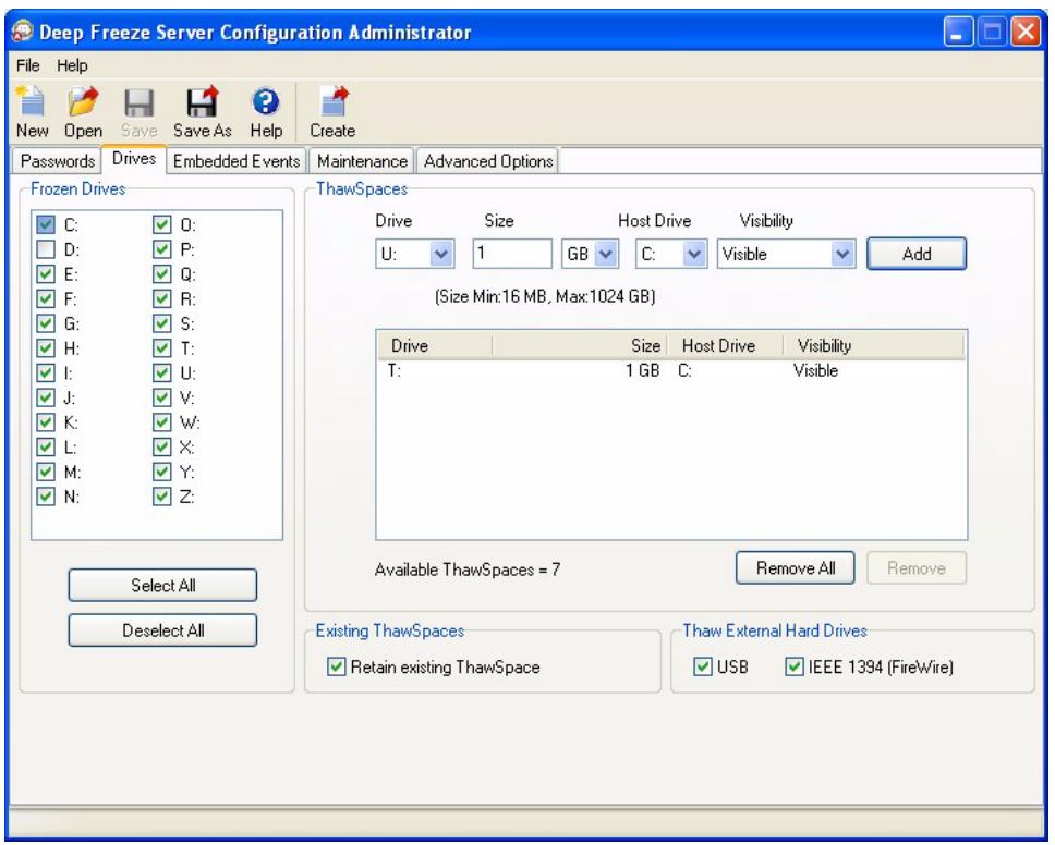 FARONICS DEEP FREEZE SERVER ENTERPRISE - Always Thaw External Hard Drives - 1