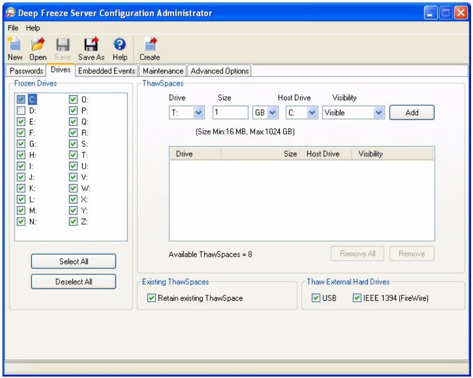 FARONICS DEEP FREEZE SERVER ENTERPRISE - Passwords Tab - 3