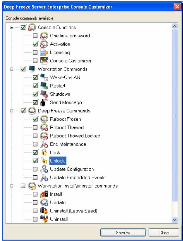 FARONICS DEEP FREEZE SERVER ENTERPRISE - Creating a Customized Deep Freeze Server Enterprise Console - 2