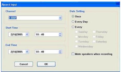 FREECOM DVBT-STICK USB - Recording Setting - 4