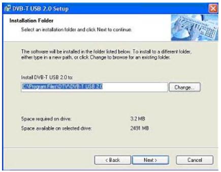 FREECOM DVBT-STICK USB - Install Application - 6