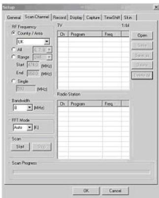 FREECOM DVBT-STICK USB - Scan Frequency: - 1