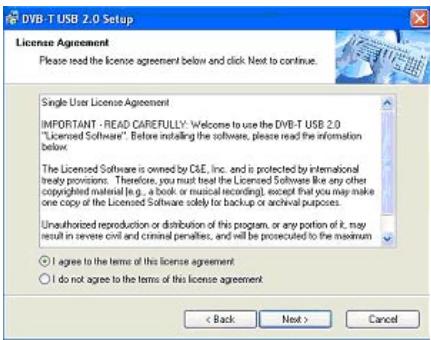 FREECOM DVBT-STICK USB - Install Application - 2