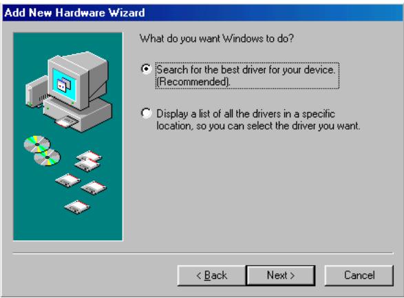 FREECOM FHD-2 - Driver installation USB under Windows 98 SE - 2