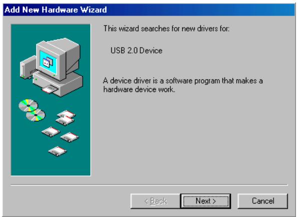 FREECOM FX-50 - Instalación de controlador en entorno Windows 98 SE - 1