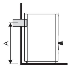 HARVIA 20 BOILER - Anschluss des Ofens an einen gemauerten Rauchfang über die;zähere Anschlussöffnung (Abbildung 9) - 1